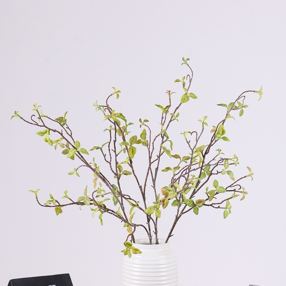 Branch Curly Willow - فروع الصفصاف الاصطناعية ذات الملمس الحقيقي،