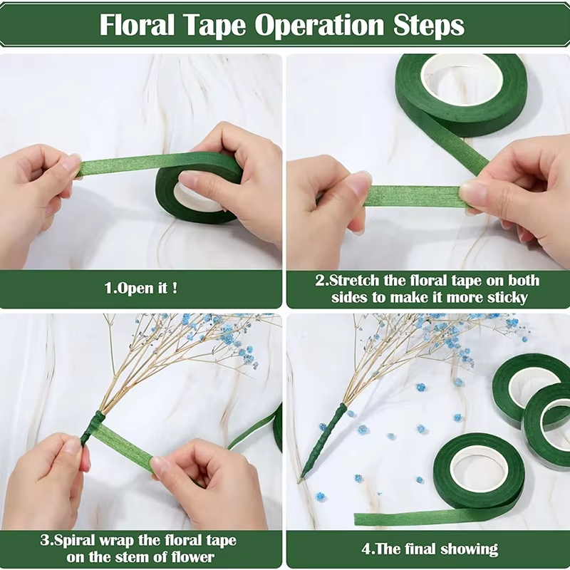 شريط زهور أخضر بطول 20 ياردة،  - مراجعة The Florist Supply وسعره