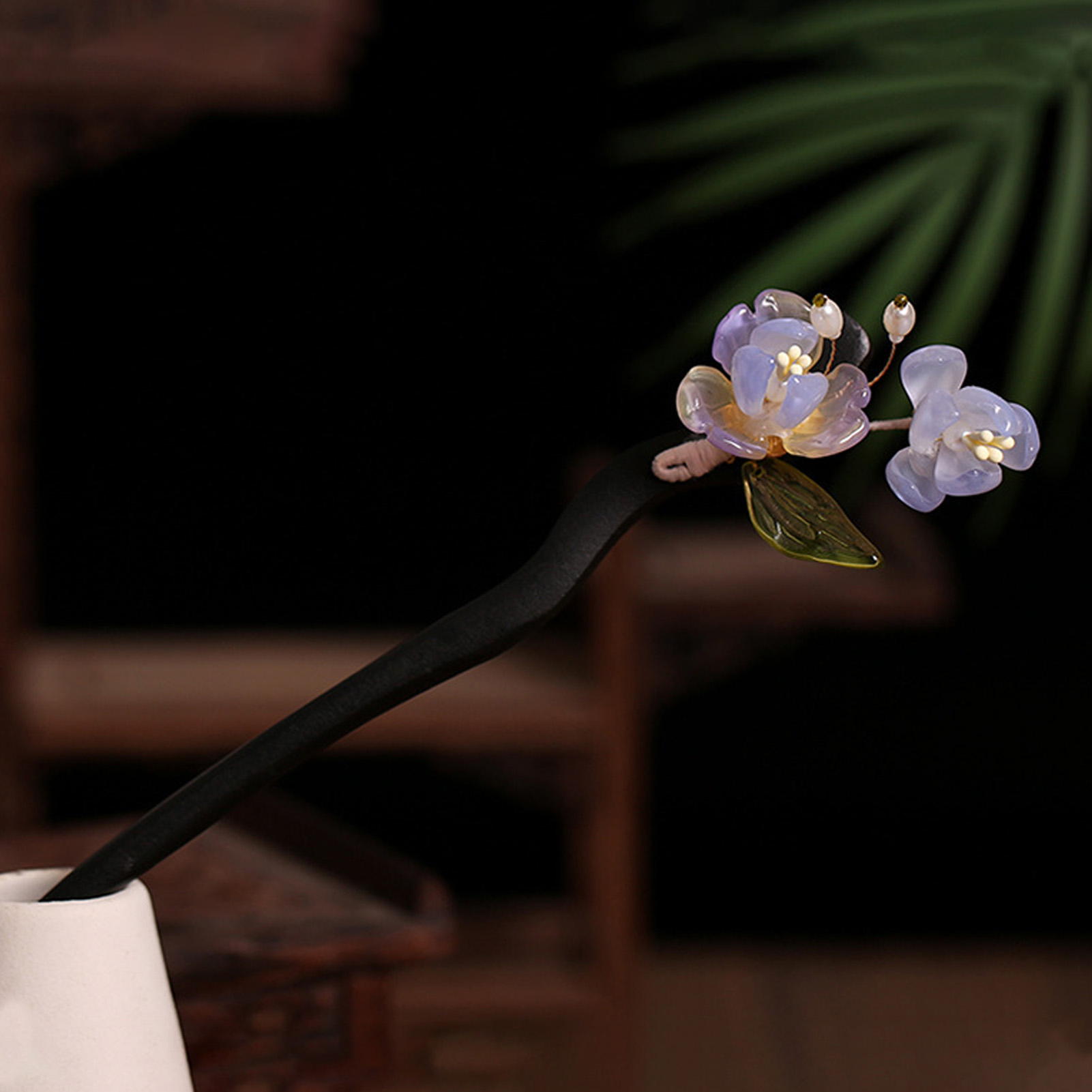 دبوس شعر بتصميم صيني مزخرف بال - مراجعة Supply Florist وسعره