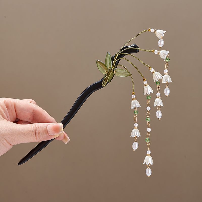دبوس شعر خشبي بتصميم زهرة الزن - مراجعة Supply Florist وسعره