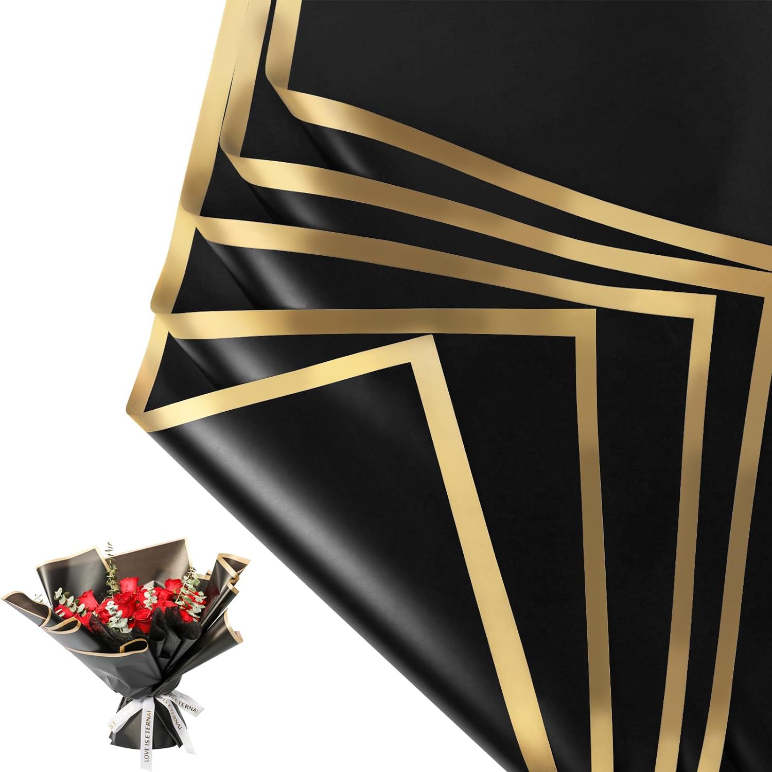 20 ورقة من ورق تغليف الزهور بح - مراجعة The Florist Supply وسعره