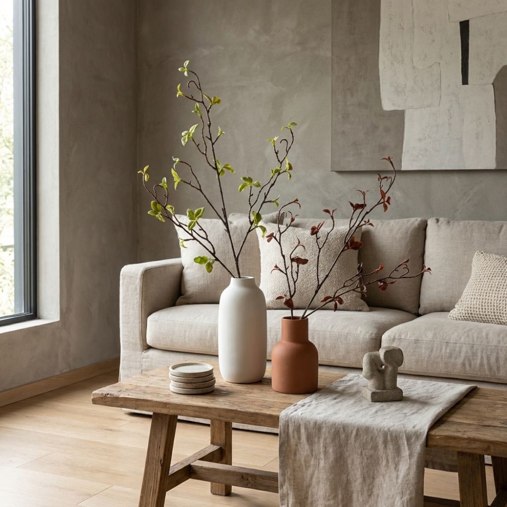 فروع صناعية خضراء بملمس طبيعي، - مراجعة Branch Curly Willow وسعره