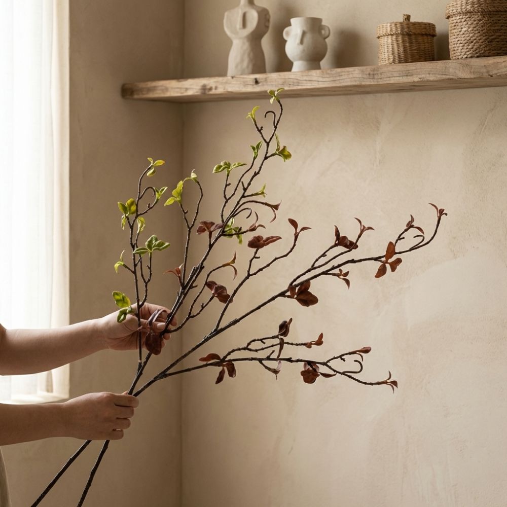 فروع الصفصاف الاصطناعية ذات ال - مراجعة Branch Curly Willow وسعره