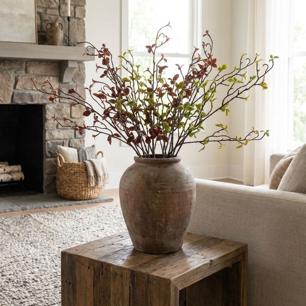فروع الصفصاف الاصطناعية ذات ال - مراجعة Branch Curly Willow وسعره