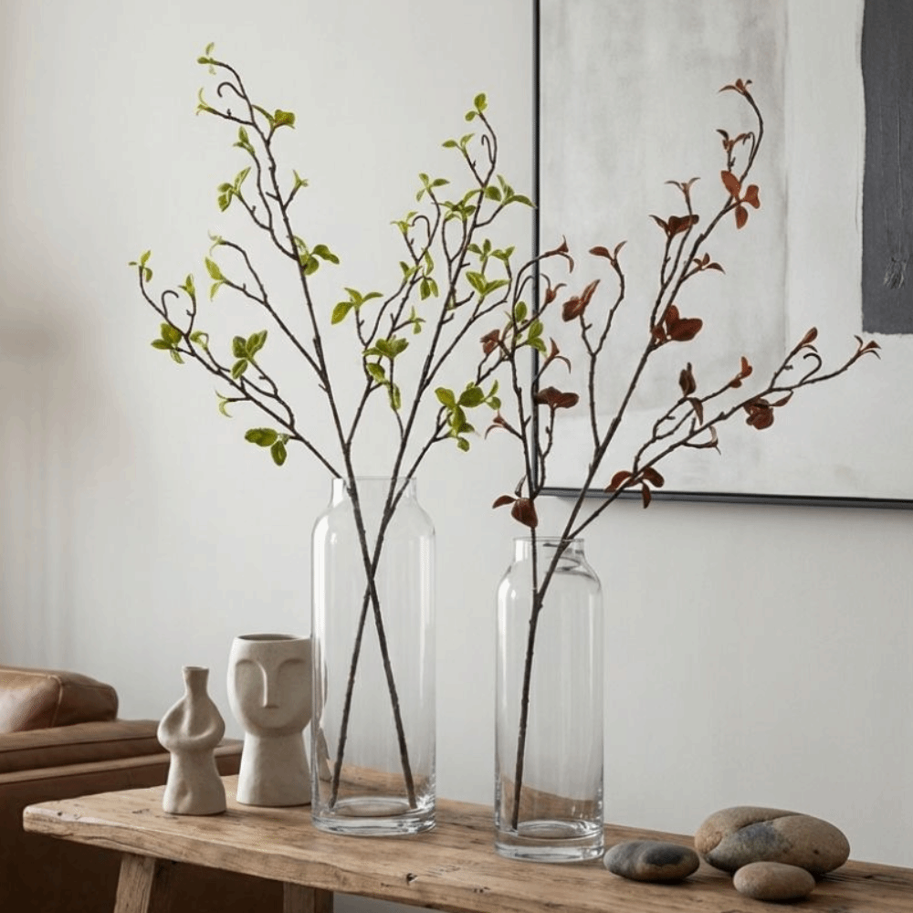 فروع صناعية خضراء بملمس طبيعي، - مراجعة Branch Curly Willow وسعره